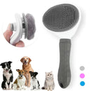 🐶🐱 Self-Cleaning Pet Brush & Comb