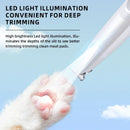 🐾✂️ LED Dog Paw Trimmer – Type C Waterproof Pet Hair Clipper