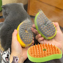 🐶🐱 3-in-1 Steam Pet Brush – Electric Spray & Massage Grooming Tool